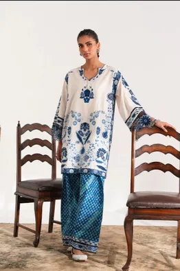 ETHNC - EMBROIDERED SUIT 2 PIECE